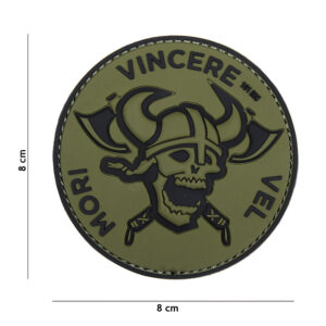 Embleem 3D PVC Mori Vincere Vel groen #18088