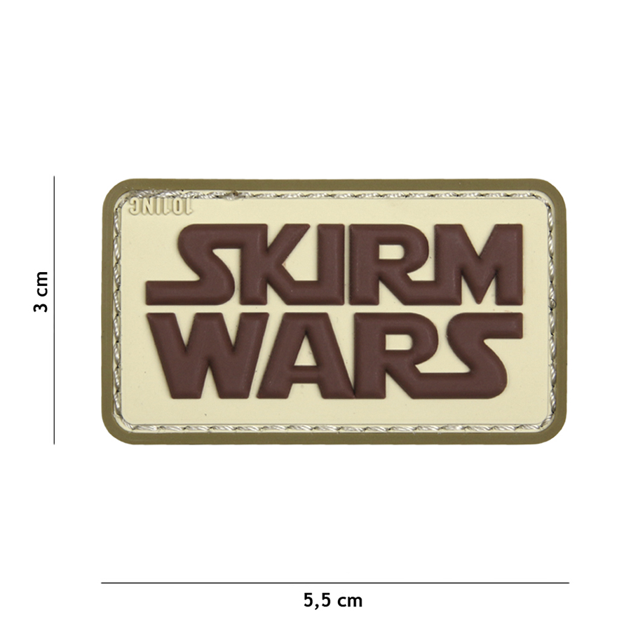 Embleem 3D PVC Skirm Wars coyote #18059