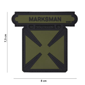 Embleem 3D PVC Marksman groen #17080