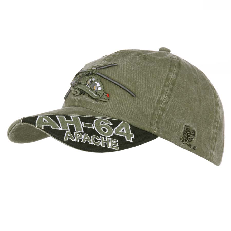 Baseball cap AH-64 Apache stone washed Baseball cap AH-64 Apache stone washed