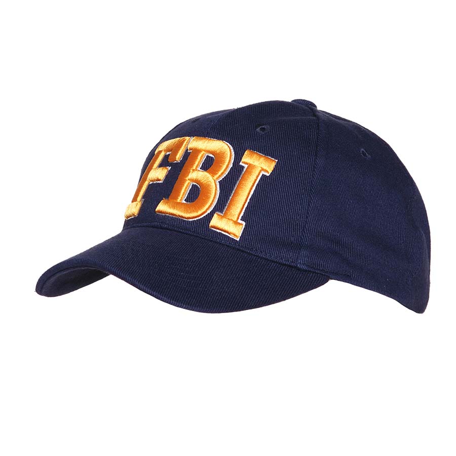 Baseball cap FBI gele tekst Baseball cap FBI gele tekst