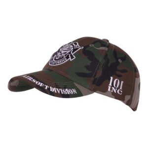 Baseball cap 101 INC Airsoft division woodland