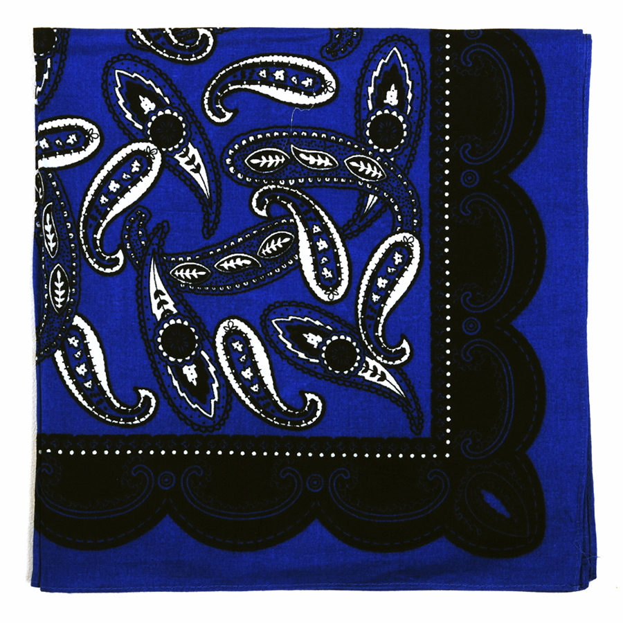Bandana patroon blauw #131 Bandana patroon blauw #131