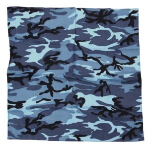 Bandana Sky Blue camouflage #125
