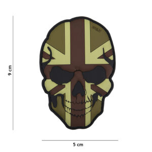 Embleem 3D PVC skull United Kingdom camo #16042