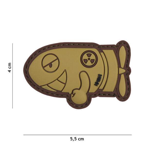 Embleem 3D PVC Funny torpedo coyote #17049