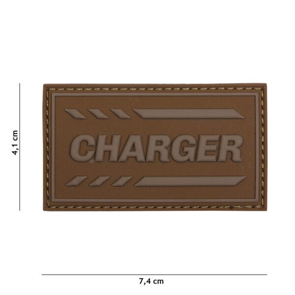 Embleem 3D PVC Charger coyote #19039