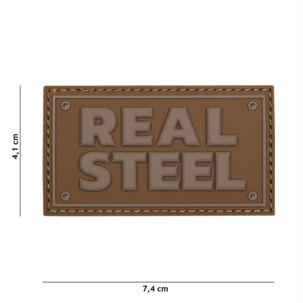 Embleem 3D PVC Real steel coyote #17007