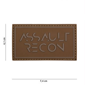 Embleem 3D PVC Assault recon coyote #12046