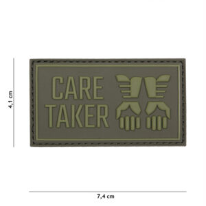 Embleem 3D PVC Care taker groen #19031