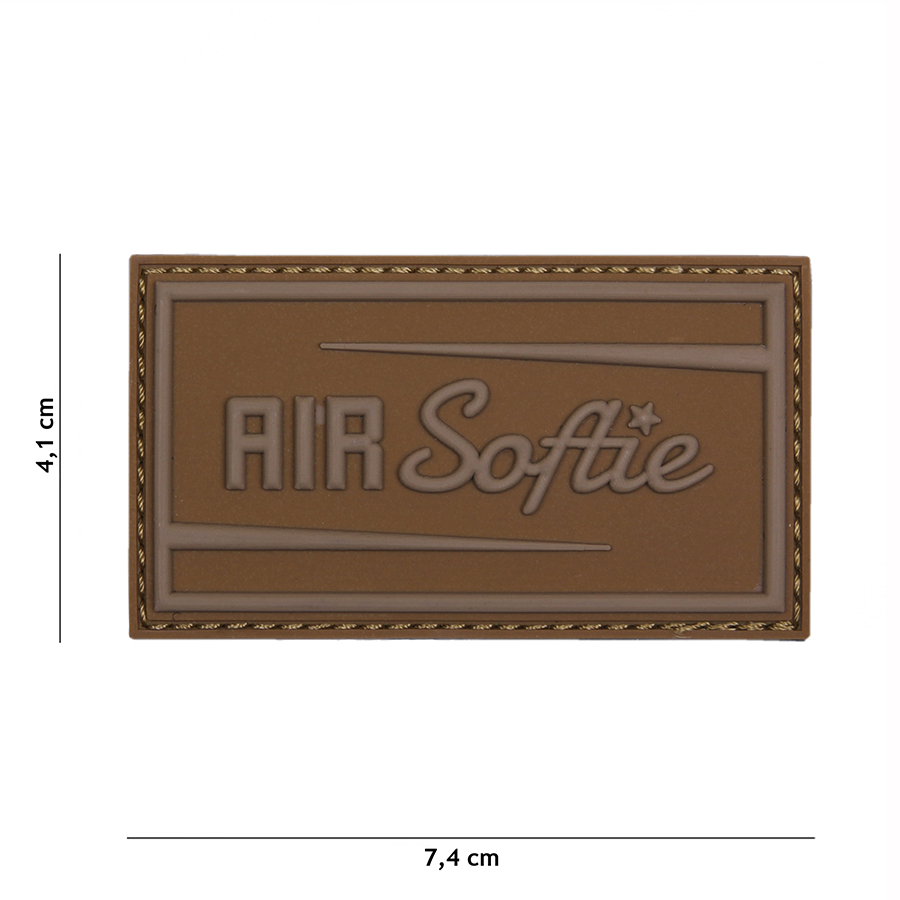 Embleem 3D PVC Air Softie coyote #19036