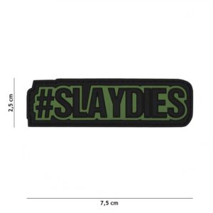 Embleem 3D PVC Slaydies groen #19042