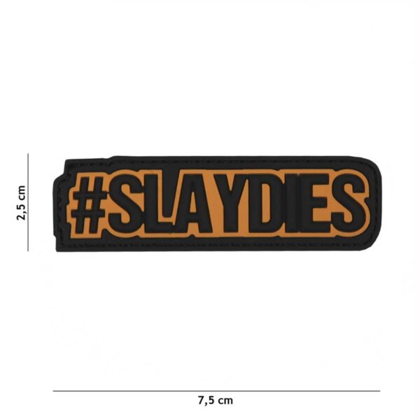 Embleem 3D PVC Slaydies oranje #19041
