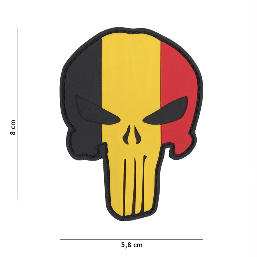 Embleem 3D PVC Punisher België #13116