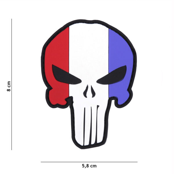 Embleem 3D PVC crazy Punisher #9005