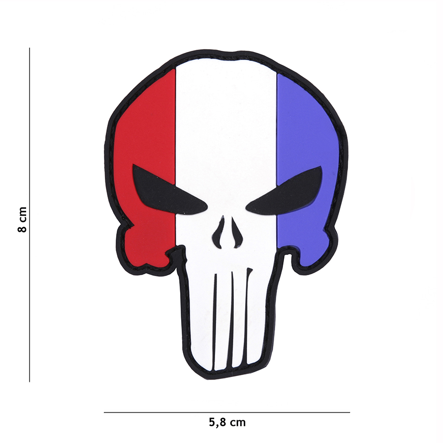 Embleem 3D PVC crazy Punisher #9005