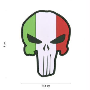 Embleem 3D PVC Punisher Italië #9002
