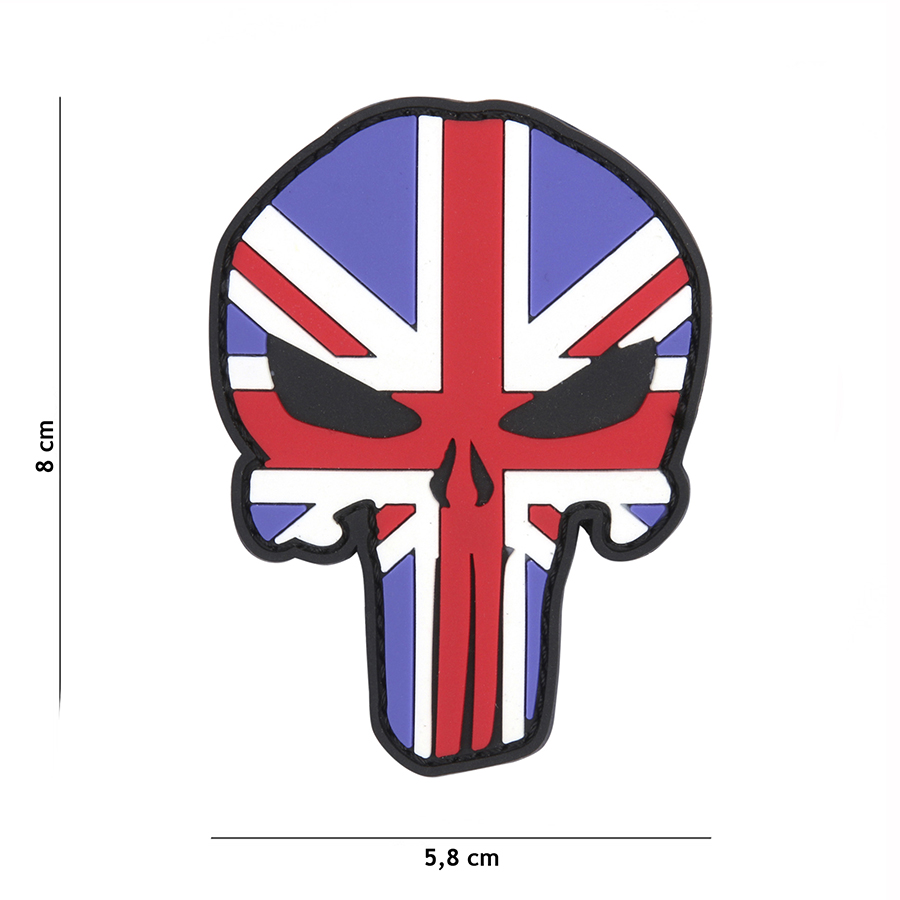 Embleem 3D PVC Punisher UK #9003
