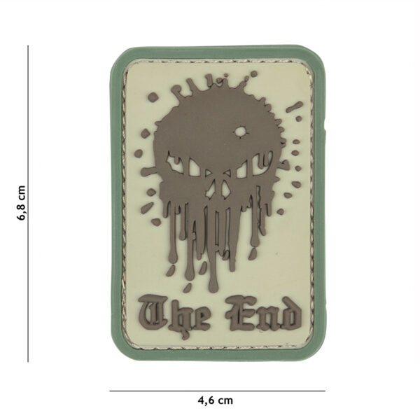 Embleem 3D PVC Skull The End coyote #12072