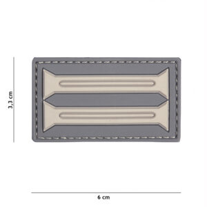 Embleem 3D PVC Duitse Insignia grijs #20041