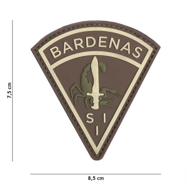 Embleem 3D PVC Bardenas coyote/bruin #20053