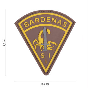 Embleem 3D PVC Bardenas geel/bruin #20054