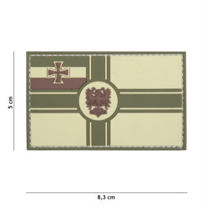 Embleem 3D PVC Duitse Empire vlag #20060