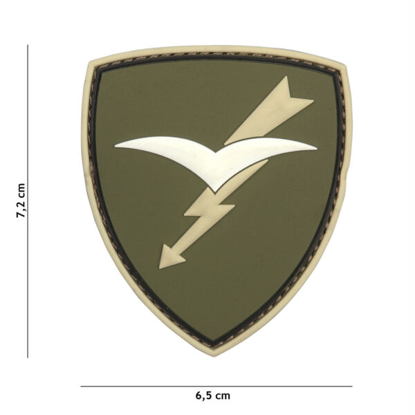 Embleem 3D PVC Paratroopers Brigade Folgore groen #20063