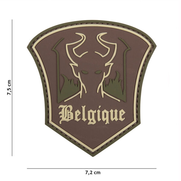 Embleem 3D PVC Belgische duivel #20073