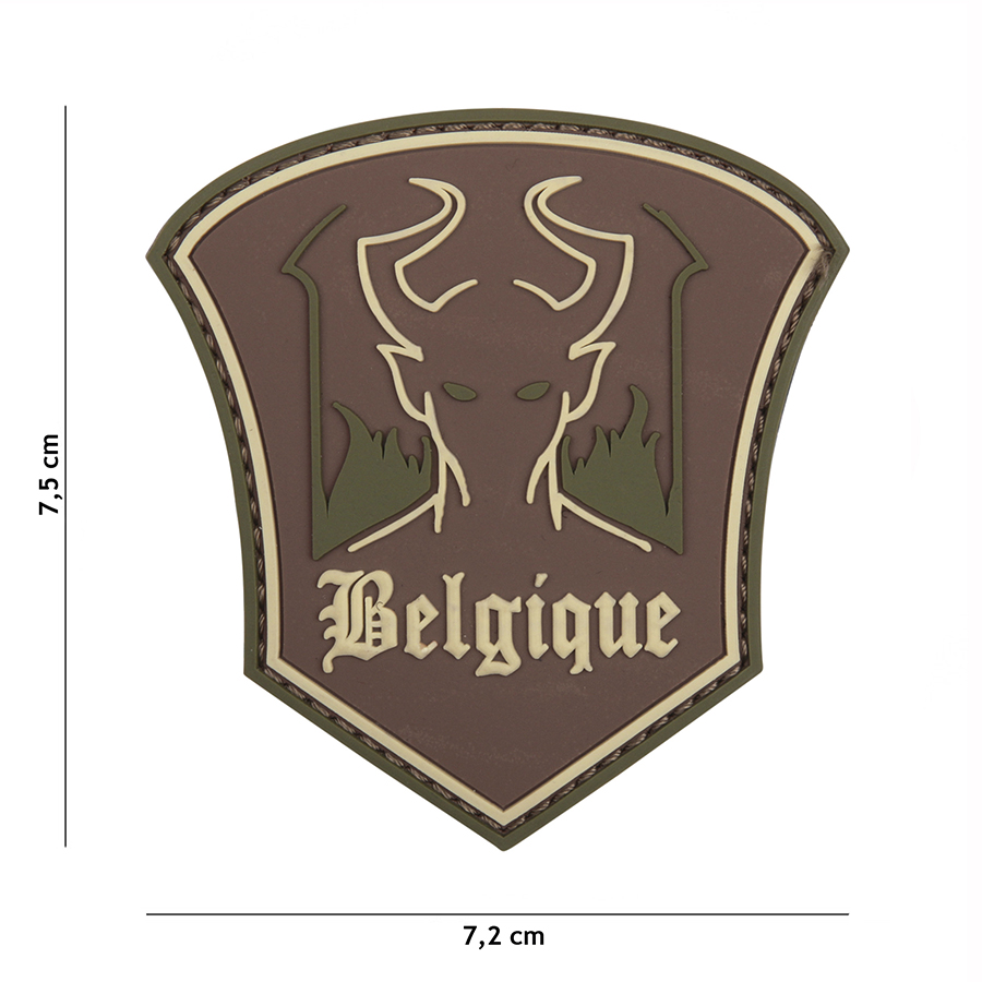Embleem 3D PVC Belgische duivel #20073