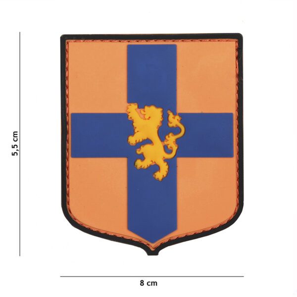 Embleem 3D PVC Nederland schild oranje #11104