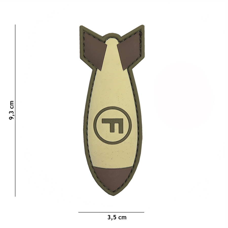 Embleem 3D PVC F. Bom coyote #11115