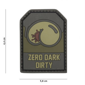 Embleem 3D PVC Zero Dark Dirty groen #11122