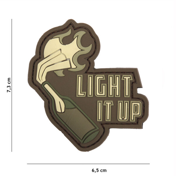 Embleem 3D PVC Light it up #9010