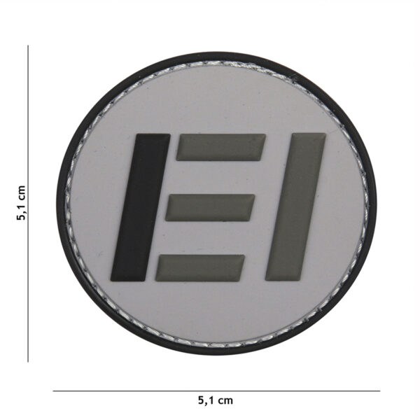 Embleem 3D PVC Esercito EI grijs #9028