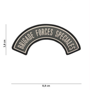 Embleem 3D PVC Brigade Forces Speciales grijs #9031