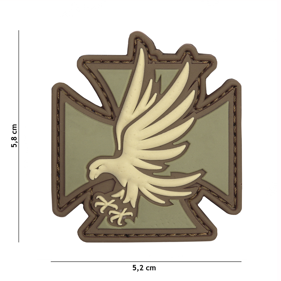 Embleem 3D PVC Iron Eagle coyote #12068