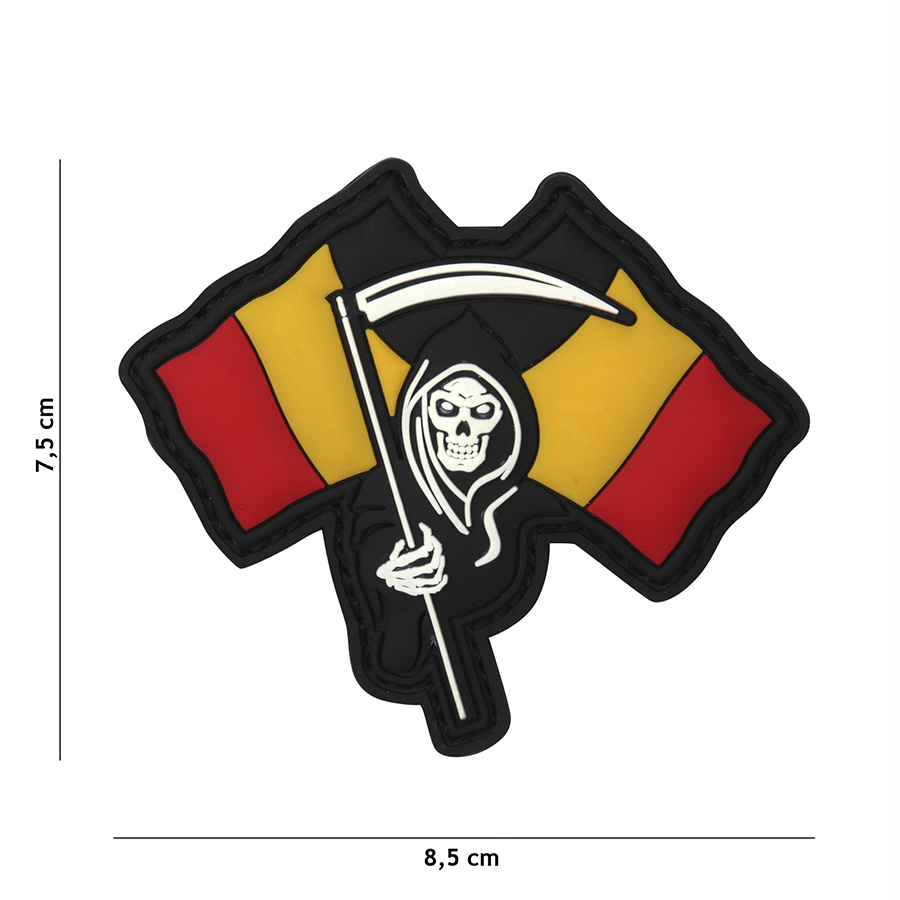 Embleem 3D PVC Belgium Reaper #13087
