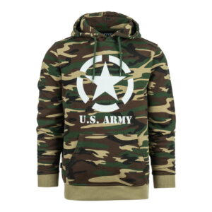 Hoodie Allied Star U.S. Army camo