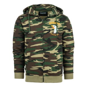 Hoodie met rits 101st Airborne Eagle camo