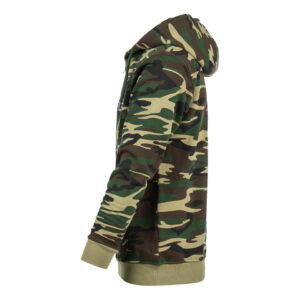 Hoodie met rits Allied Star-Willy jeep camo