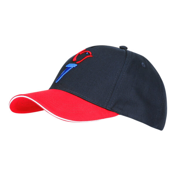 Baseball cap 75 jaar vrijheid rood/blauw