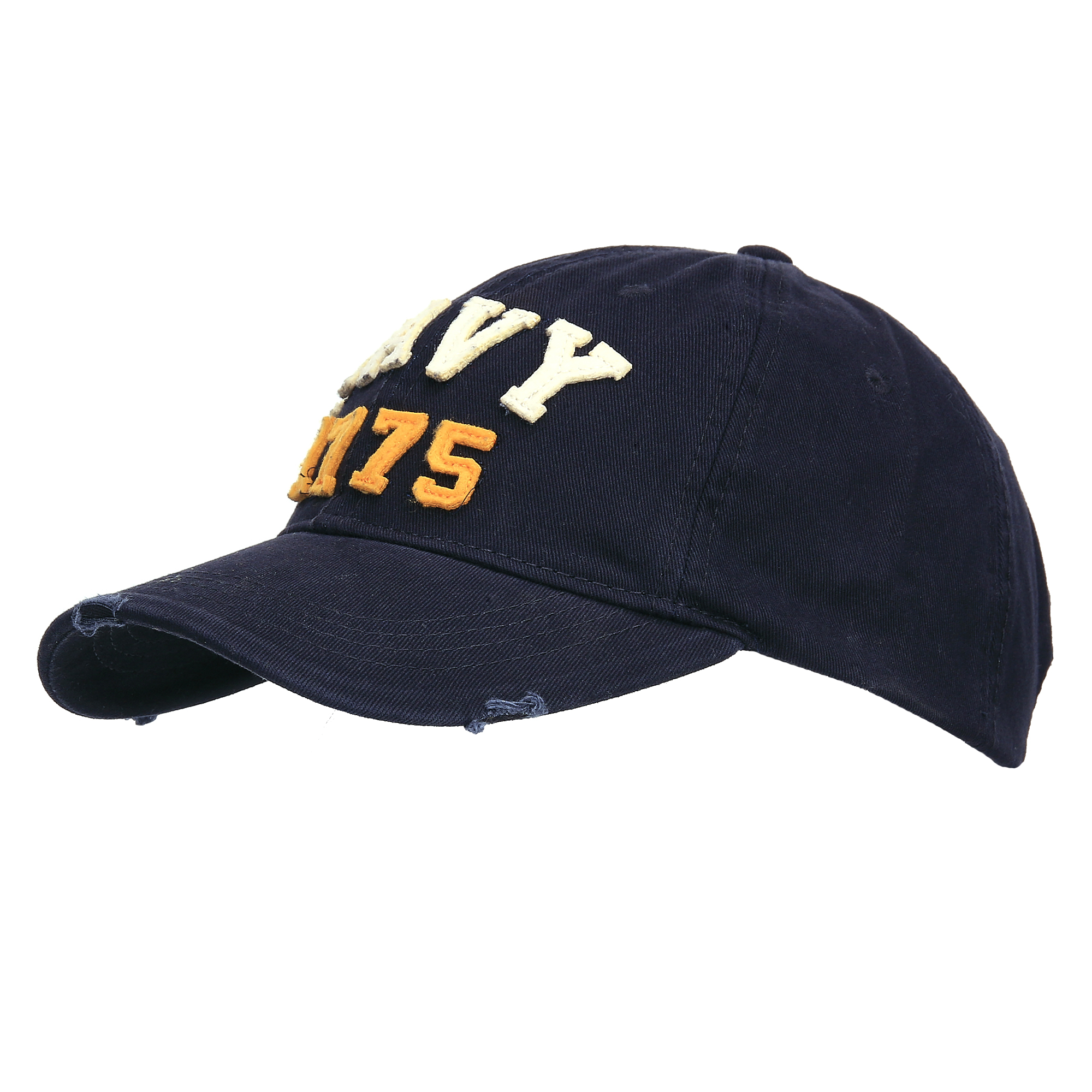Baseball cap stonewashed navy 1775 Baseball cap stonewashed navy 1775