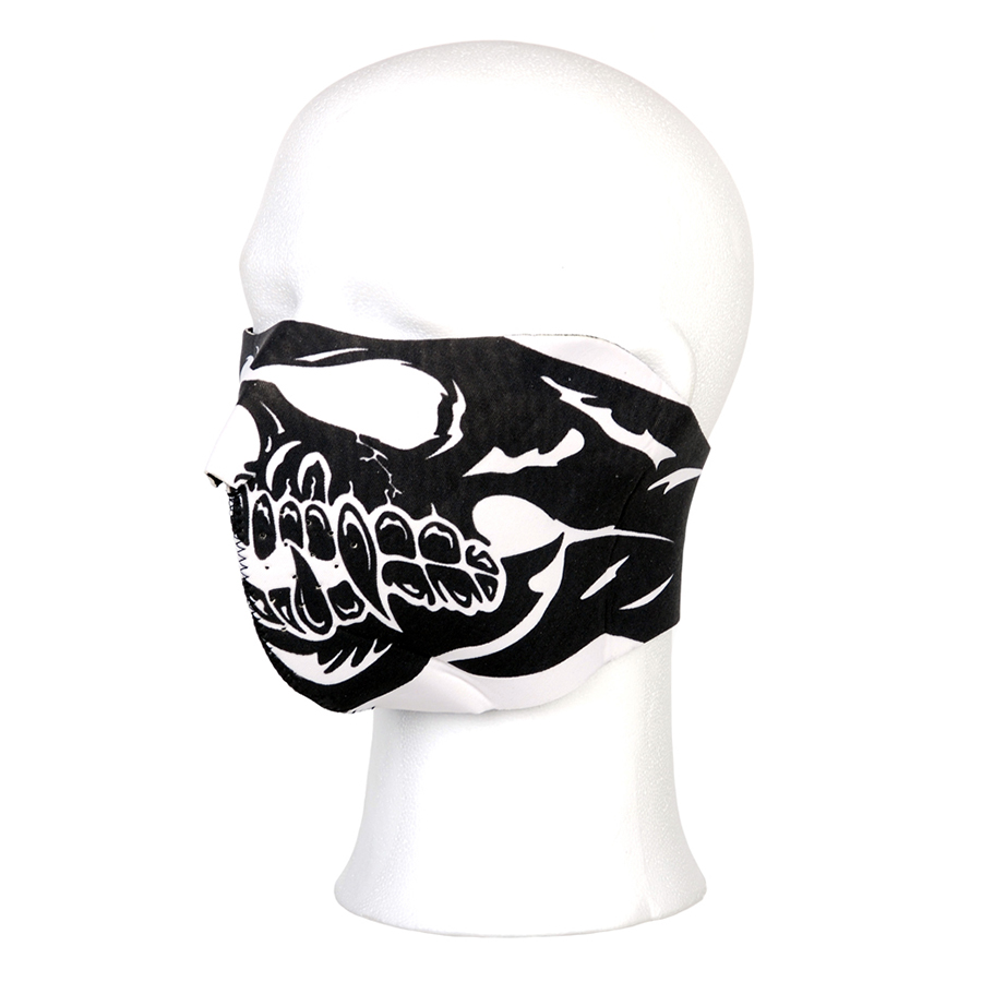 Biker mask half face skull big mouth #110 Biker mask half face skull big mouth #110