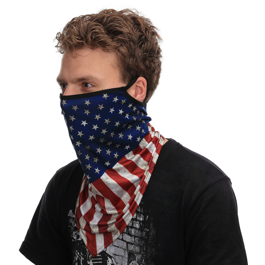 Gezichtsmasker met oorlus USA vintage style 1 Gezichtsmasker met oorlus USA vintage style 1