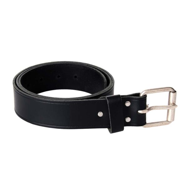 Leren riem met gesp