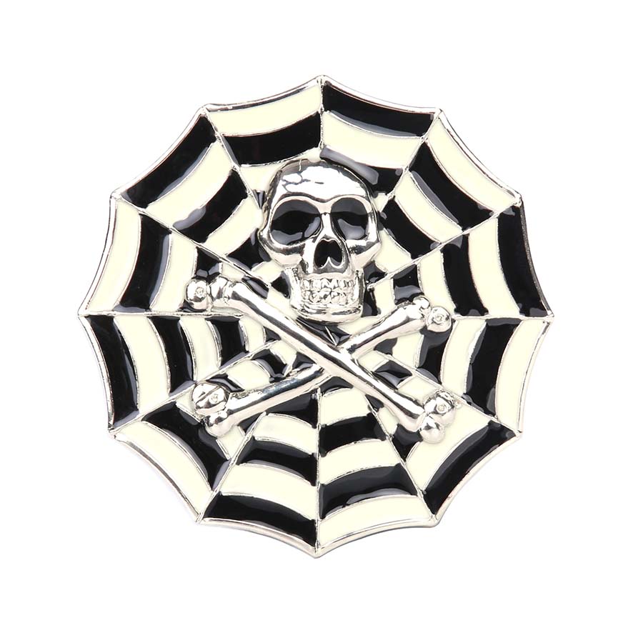 Buckle skull + web #27