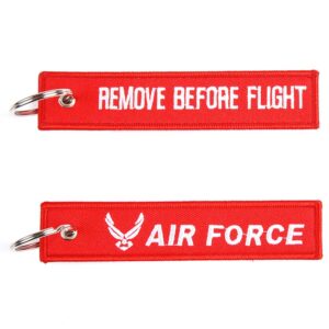 Sleutelhanger RBF + Air Force rood #41