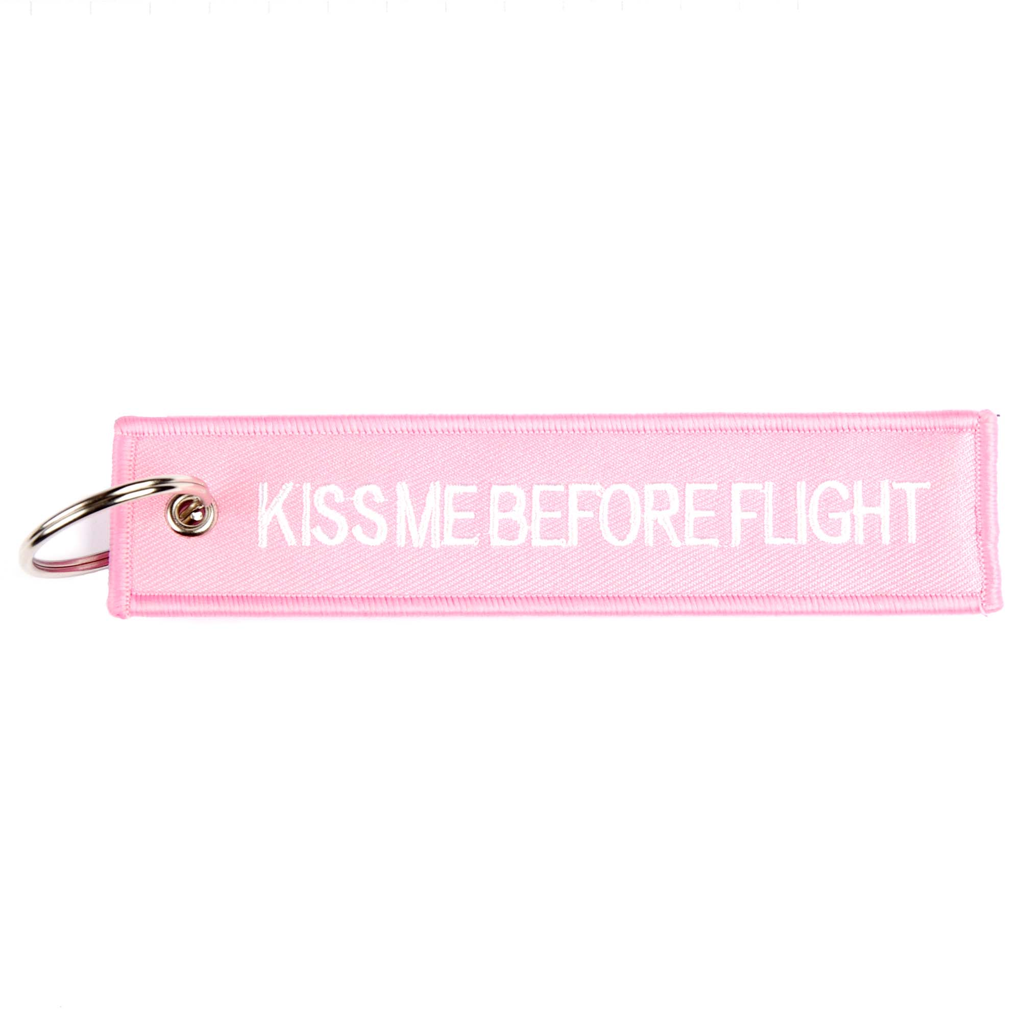 Sleutelhanger Kiss me before flight #49