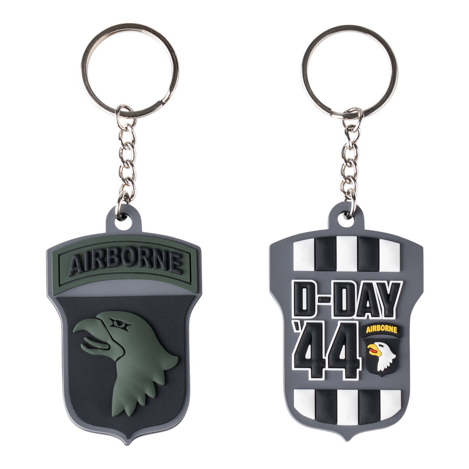 Sleutelhanger 3D PVC 101st Airborne D-Day 44 subdued #137 Sleutelhanger 3D PVC 101st Airborne D-Day 44 subdued #137